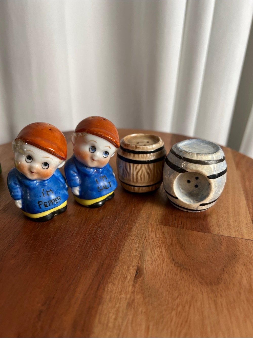 Vintage Japan, salt and pepper shakers two sets